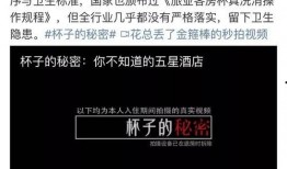 暗访酒店最新爆料,酒店行业背后的惊人内幕曝光